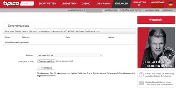 Auszahlung Bei Tipico Auszahlung Bei Tipico