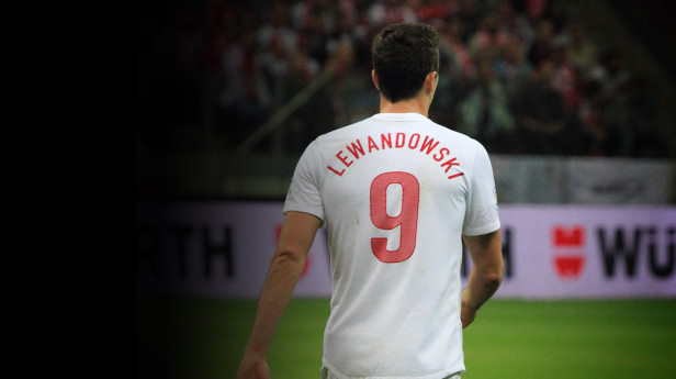 Polen EM 2016 Star Robert Lewandowski.