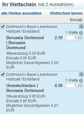 Halbzeit Endstand Halbzeit Endstand