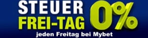 Mybet Steuer-Frei-Tag Bonus