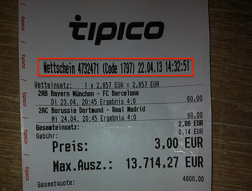 Tipico Wettschein Erklarung Wie Teile Ich Einen Wettschein