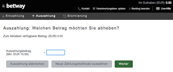 Betway Auszahlung Betway Auszahlung