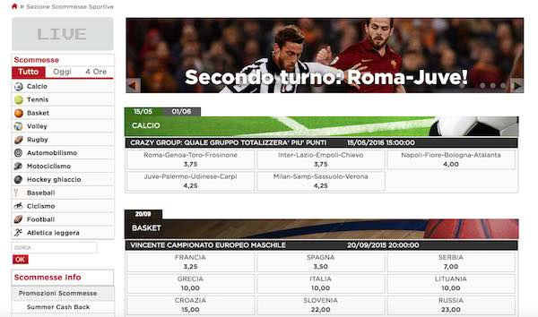 iziplay quote calcio