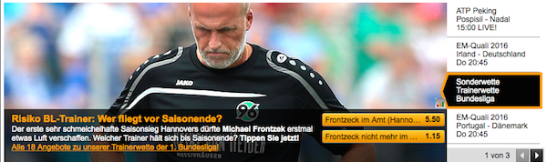 bet3000 trainerwette