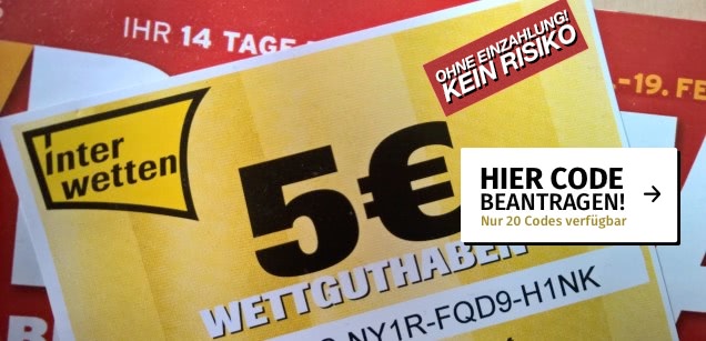 Interwetten 5€ Gratis Interwetten 5€ Gratis
