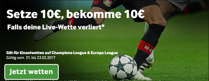 10 euro champions league risikolos freiwette livewette bei betway