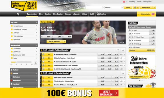Interwetten FuГџball Interwetten FuГџball
