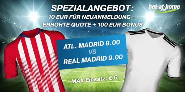 Bet at home Wette Quotenboost