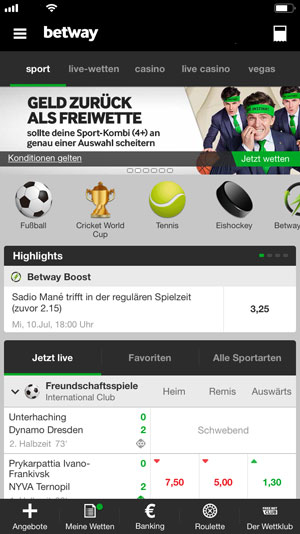 Betway App download