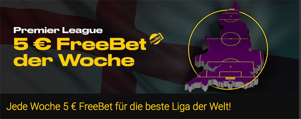 5€ freebet senza deposito