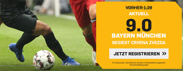 Bayern Crvena Zvezda Wette Betfair