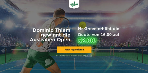 Mr Green Wette Dominic Thiem Gesamtsieg