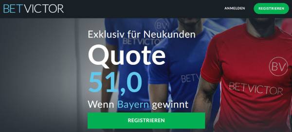 BetVictor Wette Bundesliga Bayern Schalke