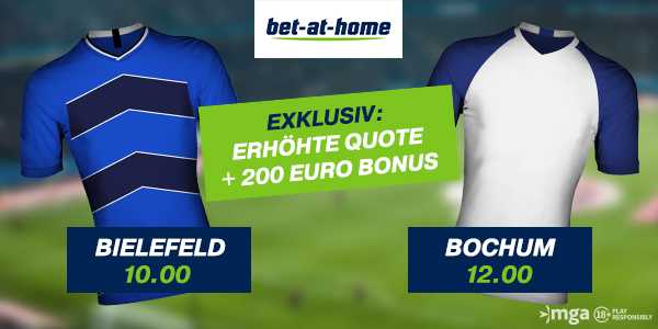 Bet at home Wette Quotnboost Bielefeld Bochum