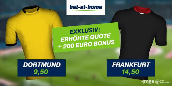 Bet at home Wette Dortmund Frankfurt bundesliga