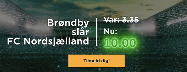 Mr Green boostet odds FC Nordsjælland Brøndby