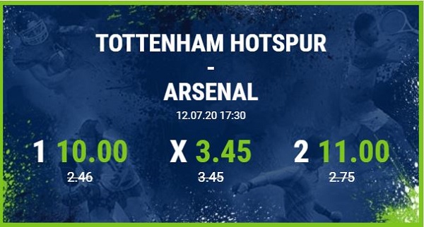 Tottenham Arsenal Wette Bet at home