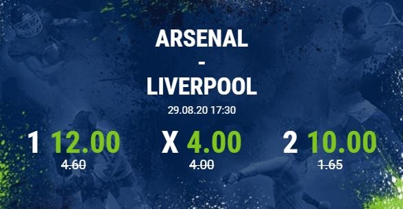 arsenal liverpool bet at home top quoten quotenboost community shield
