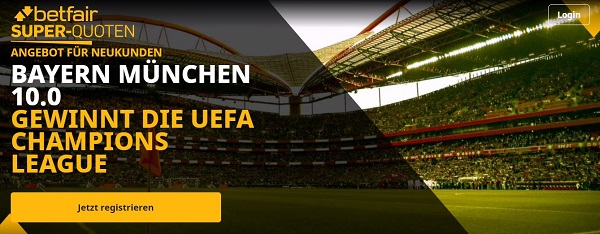 betfair paris saint germain fc bayern champions league wette