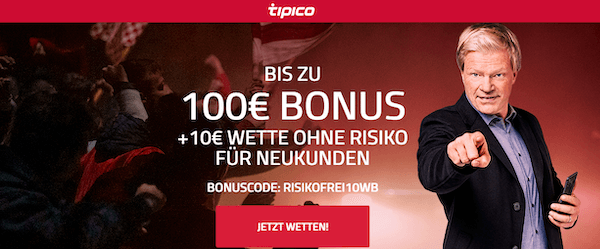 Einzahlungsbonus Tipico