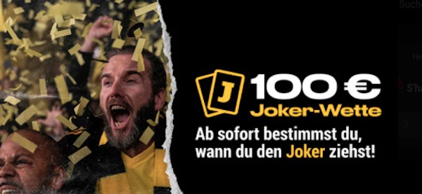 Bwin 100€ Jokerwette