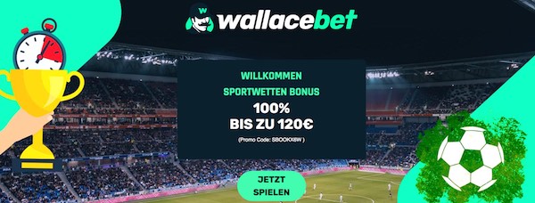Wallacebet 120 Euro Bonus für Neukunden