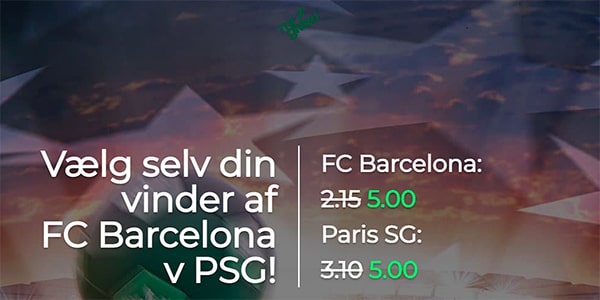Barcelona - PSG odds
