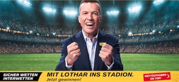 Interwetten Gewinnspiel und Freebet von Lothar Matthäus