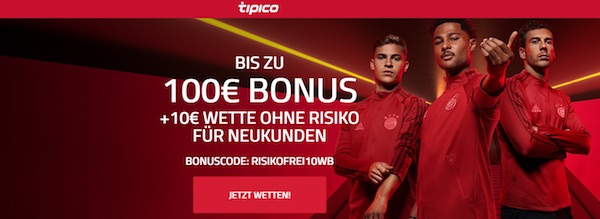 Tipico Anmeldebonus für neue Kunden