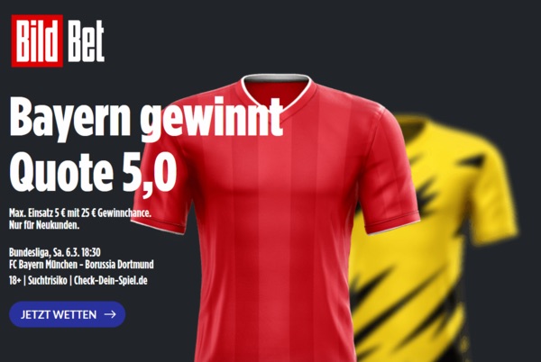 Bildbet Boost Bayern Dortmund