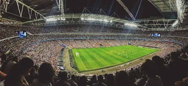 stadion tribüne stock image