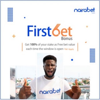 Nairabet First Bet Bonus