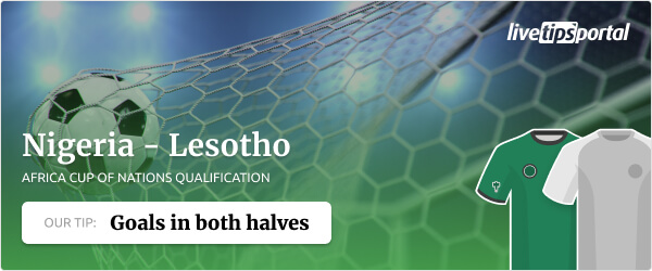 AFCON qualification betting tip Nigeria vs. Lesotho
