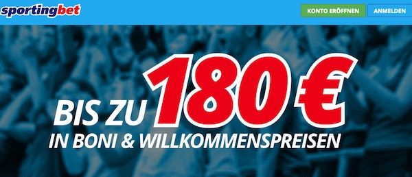 180 Euro Sportingbet Bonus