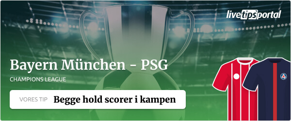 Champions League tip Bayern vs PSG