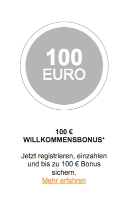 Bet3000 100 Euro Willkommensbonus