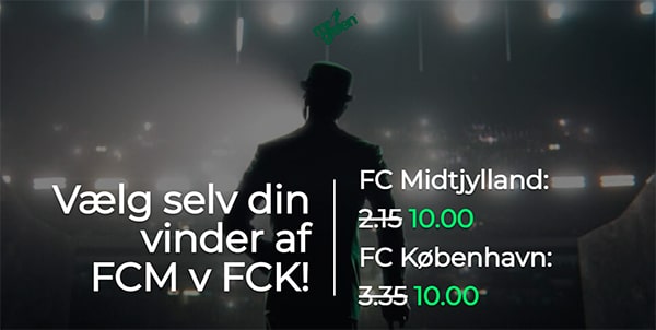 FC Midtjylland - FCK odds boost