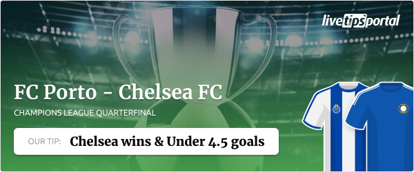 Sports betting tip for Porto vs. Chelsea