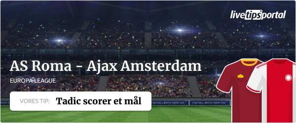 AS Roma vs. Ajax Amsterdam odds tip