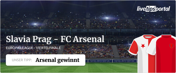 Europa League Sportwetten Tipp zu Slavia Prag gegen FC Arsenal