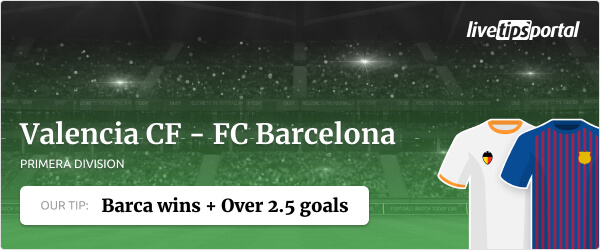 Valencia vs Barcelona betting tip