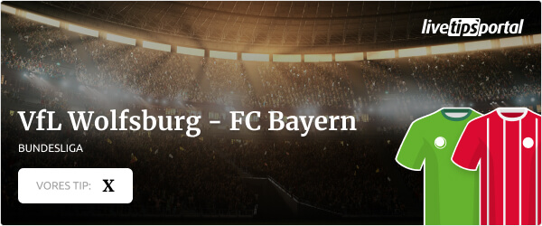 Wolfsburg Bayern Bundesliga odds tip