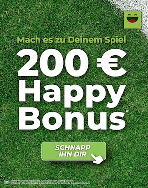 Happybet Willkommensbonus