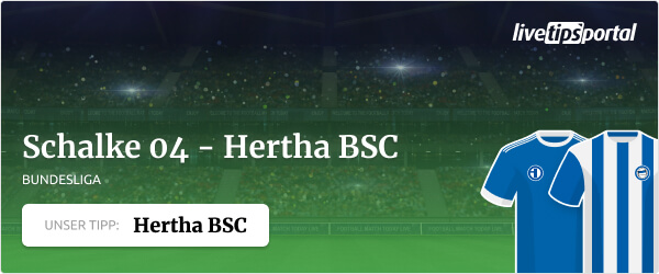 Bundesliga Tipp auf Schalke gegen Hertha