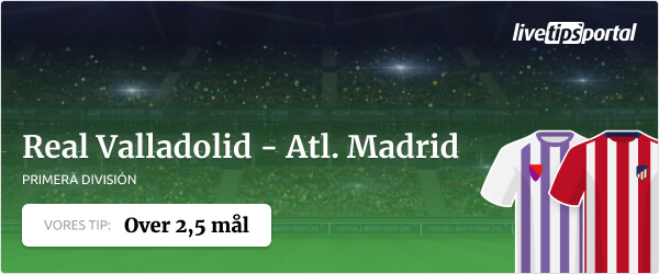 Real Valladolid vs. Atletico Madrid odds tip