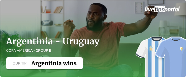 Argentinia vs Uruguay Copa America 2020 betting tip