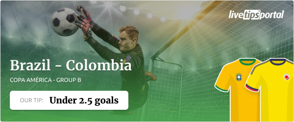 Brazil vs Colombia Copa America betting tip