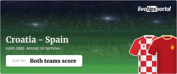 Croatia vs Spain EURO 2020 betting tip