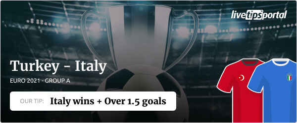 EURO 2020 betting tip Turkey vs Italy