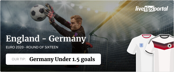 England vs Germany EURO 2020 betting tip